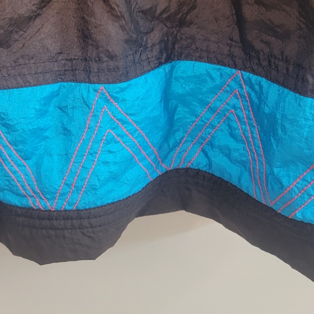 Vintage Lavon By Cheerful Group 80s Retro Groovy Nylon Jacket‎ Size Large - Picture 11 of 14